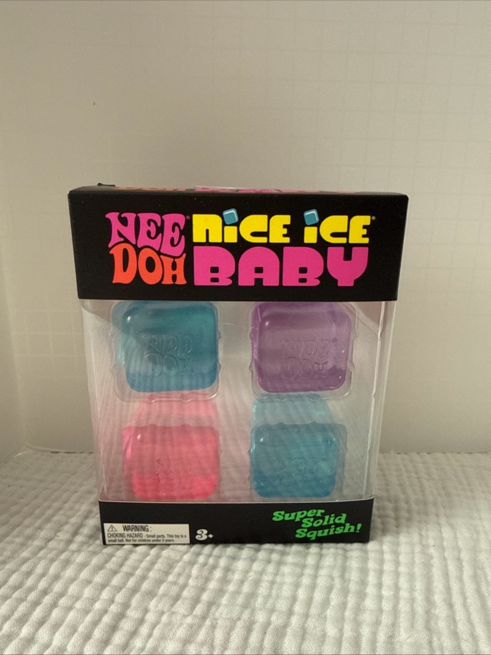 Nice Ice Doh Baby Sensory Squishy Set - Blue, Pink, Purple